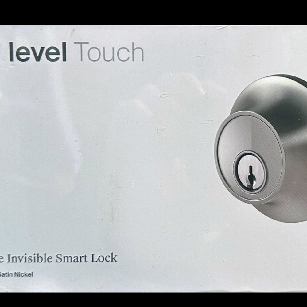 Level Lock Touch Edition Smart Lock Satin Nickel Bluetooth Electronic Deadbolt